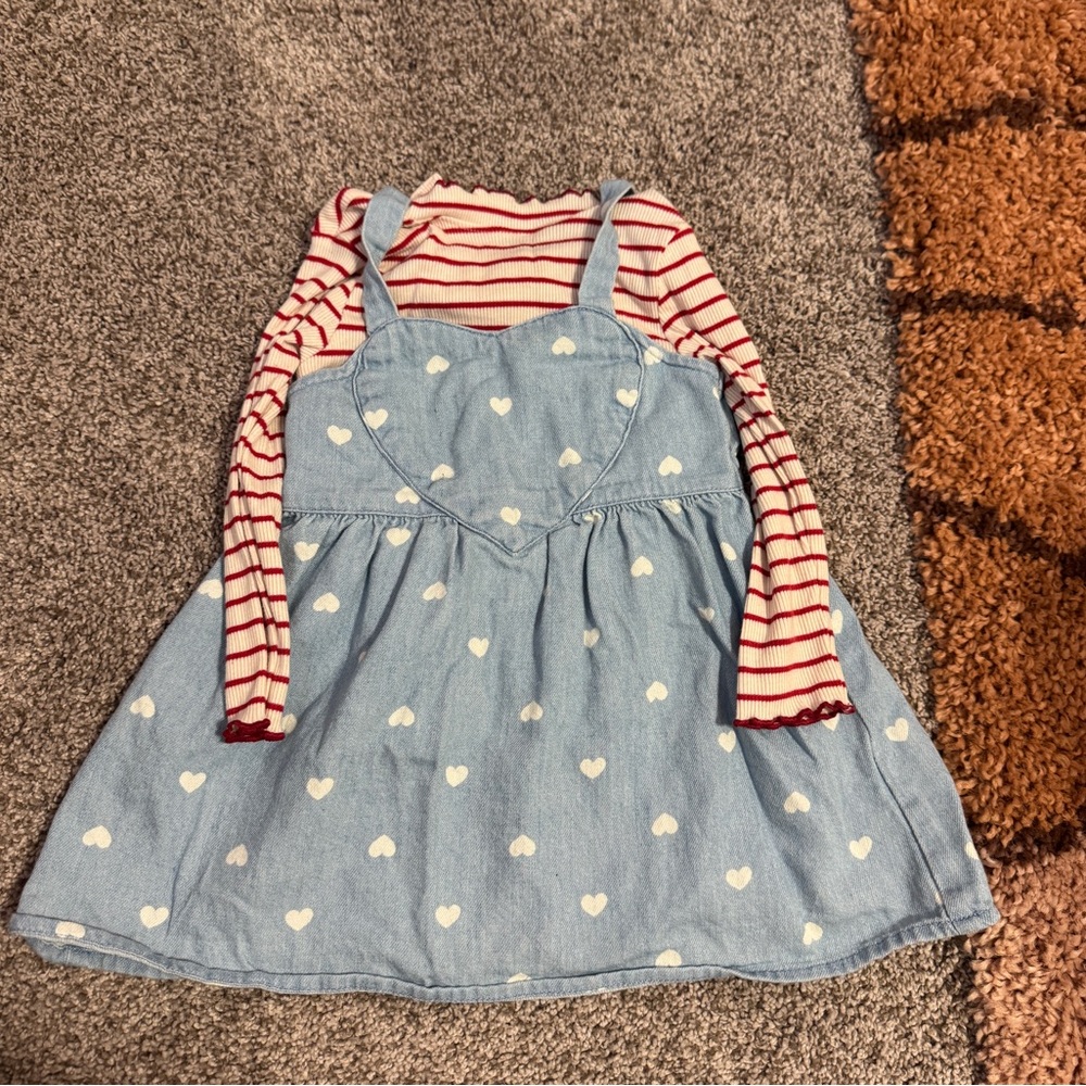 Old Navy Blue and Red Kids Dress
